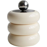 CeramiLux Kreatives Keramik Aufbewahrungsglas mit Deckel