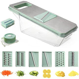 SliceMaster – 6-in-1 Groentesnijder & Rasp met Verwisselbare RVS Messen