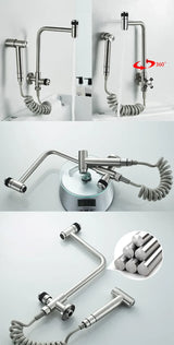 SteelFlow Küchenarmatur aus Edelstahl für den Innen- und Außenbereich