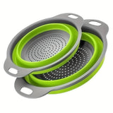 FlexiDrain – Faltbarer Silikon-Korb zum Waschen & Abtropfen