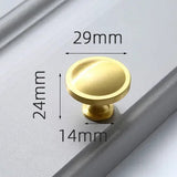 Aurivon LuxeGrip Möbelgriff aus Vollmessing