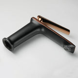 Luxus Waschtischarmatur Schwarz Roségold Weiß – Einhebelmischer | Warm- & Kaltwasser | Elegantes Bad Design