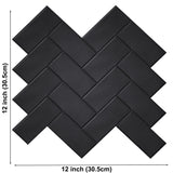 StickaTile 3D Fliesenoptik Wandaufkleber – Selbstklebende Hitzebeständige Fliesensticker (10 Stück)
