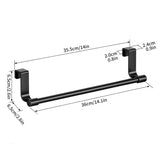 CabinHang – Edelstahl Küchenhandtuchhalter ohne Bohren
