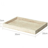 Travèra Beige Travertin Badezimmer-Set