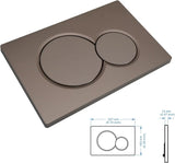 Toiletten-Druckknopf | Elegantes Design | Hochwertiger Kunststoff und Metall