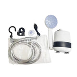 NomadiShower Mini Tragbare Campingdusche – Elektrische Handbrause mit wiederaufladbarem Akku und wasserdichter Pumpe