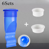 DrainGuard Rückflussverhinderer Set – 6 Stück Anti-Geruchs & Rückfluss Bodenablauf-Klappe für Bad, WC & Küche