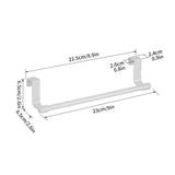 CabinHang – Edelstahl Küchenhandtuchhalter ohne Bohren