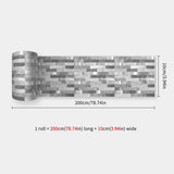 DecoMosaic Wasserdichte Mosaik Wandaufkleber