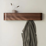 NordicHide Rack Wandgarderobe mit Ablage & versteckten Haken