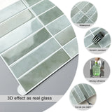 MarbleStyle – 3D Marmor Selbstklebende Wandfliesen (10 Stück)