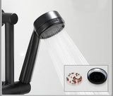 AquaJet Wandarmatur in Schwarz aus Messing