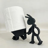 TierCharme Toilettenpapierhalter – Wandhalter Kunststoff | Niedliches Tierdesign | Praktische Badorganisation