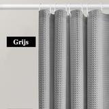 AquaWafel Luxus-Duschvorhang – Extra dickes Waffelmuster