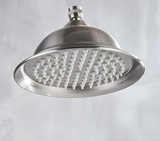 AurumRain Regendusche Kopf – Gebürstetes Gold Messing Duschkopf | Rundes Design | Luxuriöses Duscherlebnis
