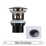 LuxDrain Pop-Up-Abflussstöpsel – Stilvoller Waschbeckenstöpsel in Schwarz, Gold und Rosé