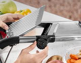 Verstellbarer Gemüseschneider Edelstahl – Mandoline Hobel | Präzise Scheiben & Julienne | Küchenhelfer Profi