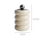 CeramiLux Kreatives Keramik Aufbewahrungsglas mit Deckel