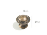 VintageBrass Europäische Messinggriffe – Elegante Bronzegriffe für Schränke, Schubladen und Möbel