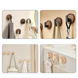 Nurlin Wandhaken aus Walnussholz