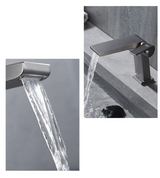 ShadowStream Wasserfallarmatur in Gun Grey