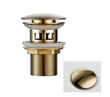 LuxePop Pop-Up Abflussstöpsel – Edle Waschbecken-Abflusslösung in Schwarz, Gold & Roségold