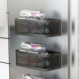 MagnoRack – Magnetisches Kühlschrank-Seitenregal mit Extra Stauraum