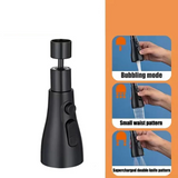 HydroFlex360 – Multifunktionaler 360°/720° Drehbarer Küchenhahn-Aufsatz mit 3 Strahlarten