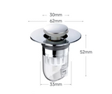 CleanSeal Universal-Pop-Up-Spülbeckenstöpsel