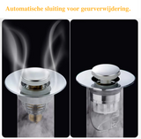 CleanSeal Universal-Pop-Up-Spülbeckenstöpsel