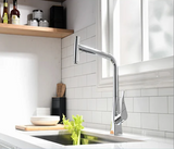 WaterSaver Premium Wasserstopp Küchenhahn-Aufsatz – 360° Drehbarer Strahlregler