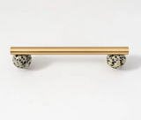 NordicLux Marmor & Messing Möbelgriffe