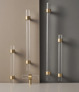 Moderner Messing-Acryl Möbelgriff