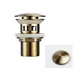 LuxePop Pop-Up Abflussstöpsel – Edle Waschbecken-Abflusslösung in Schwarz, Gold & Roségold