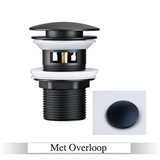 LuxDrain Pop-Up-Abflussstöpsel – Stilvoller Waschbeckenstöpsel in Schwarz, Gold und Rosé