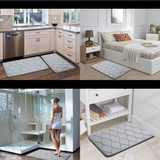 SoftStep Badematte Komfort – Memory-Schaum Teppich | Rutschfest & Saugstark | Weiches Badezimmer Erlebnis