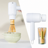 SchaumMeister Matcha-Aufschäumer – Elektrischer Matcha-Schäumer mit Akku | Schnelles Aufschäumen | Wiederaufladbarer Milch- und Matcha-Aufschäumer