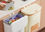 EcoBin Küchen- & Badezimmer Wandmülleimer – 8.5L / 12L mit Deckel