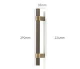 VintageBrass Europäische Messinggriffe – Elegante Bronzegriffe für Schränke, Schubladen und Möbel
