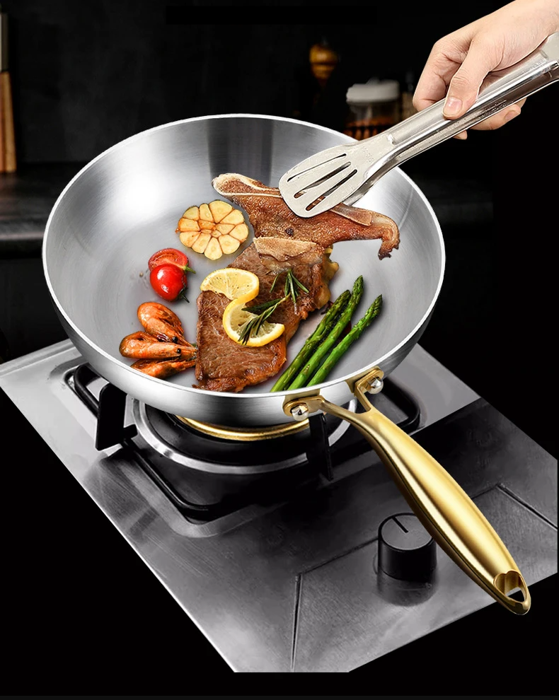 ChefSteel – Professionele RVS Koekenpan voor Gas & Inductie