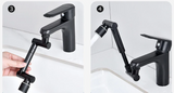 Flexi Flow 360° drehbarer und ausziehbarer Zapfkopf