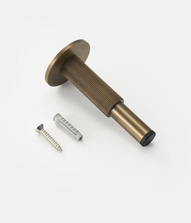Nurlin Messing Knurled Türstopper