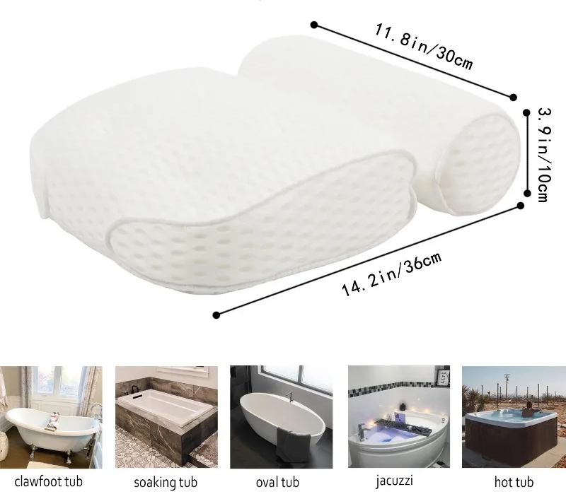 HydroComfort Luxus-Badekissen