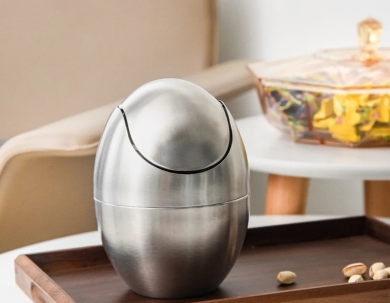 LuxBin Mini Mülleimer aus Edelstahl