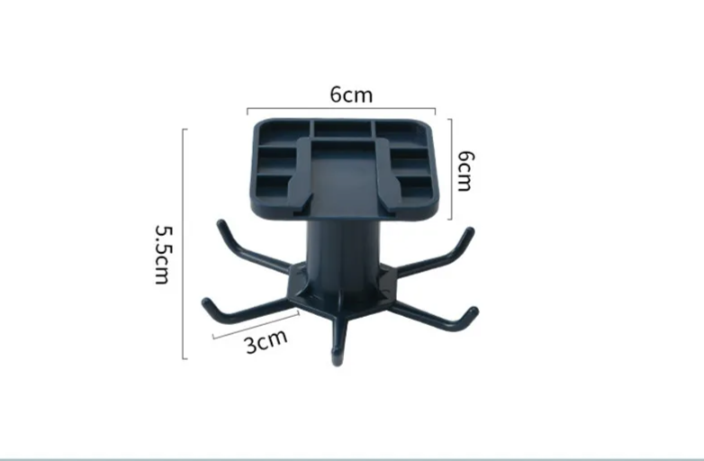 SpinHook360 – Drehbarer Selbstklebender Haken-Organizer für Küche & Bad