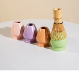 MatchaGenuss Keramik-Teeset – Japanisch Inspiriertes Matcha-Set mit Teeschale & Bambusbesen | Mehrteiliges Zubehörset | Für Matcha-Zubereitung & Teezeremonie