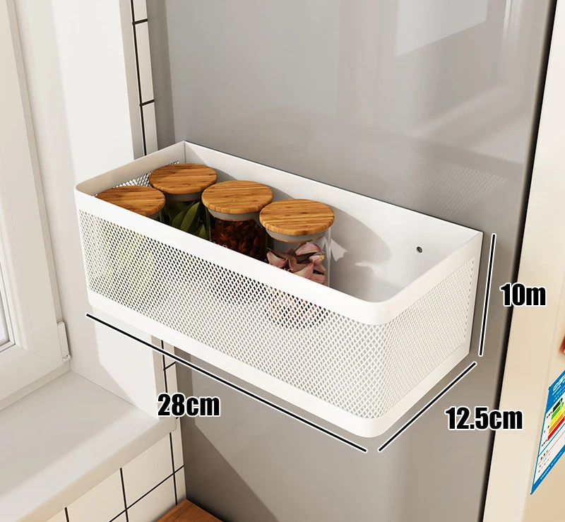 MagnoRack – Magnetisches Kühlschrank-Seitenregal mit Extra Stauraum