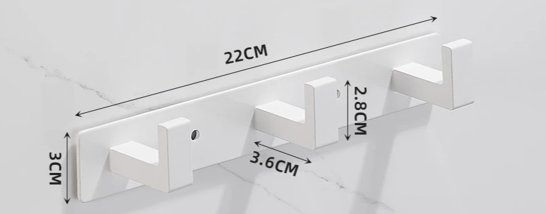 SteelLine Edelstahl Wandgarderobe