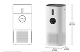 PureBreathe 2-in-1-Luftreiniger mit Luftbefeuchter